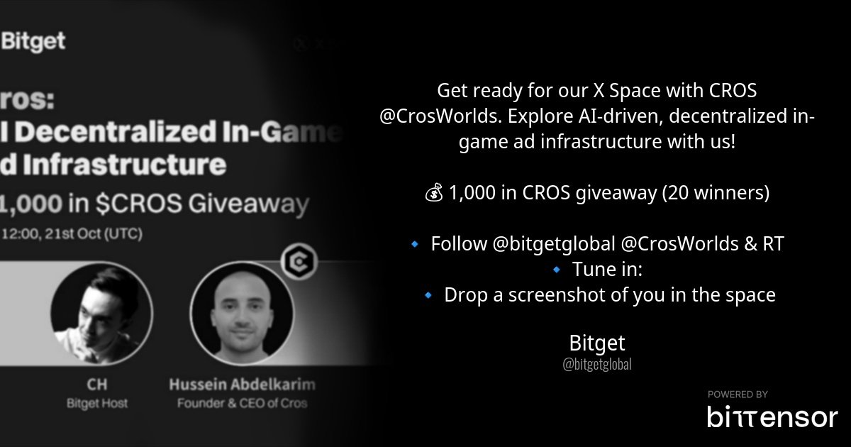 karysloredo's tweet photo. @bitgetglobal @CrosWorlds Ill be participating in @CrosWorlds AMA. @cilek_kentli_75 @VioletFlet90297 @Nameded00 https://t.co/69bPRELHkD