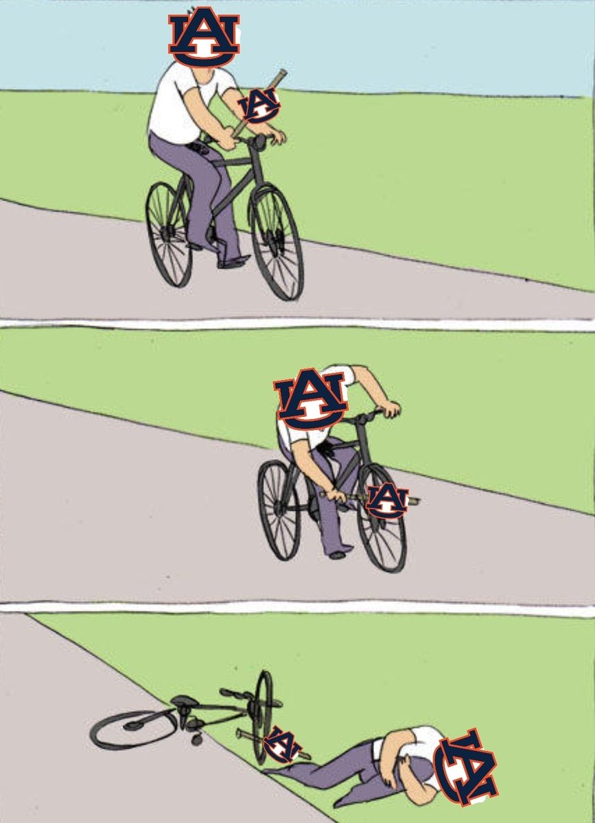 CFBMemes's tweet photo. Nobody is better at beating Auburn than Auburn. https://t.co/n3phRf66xW