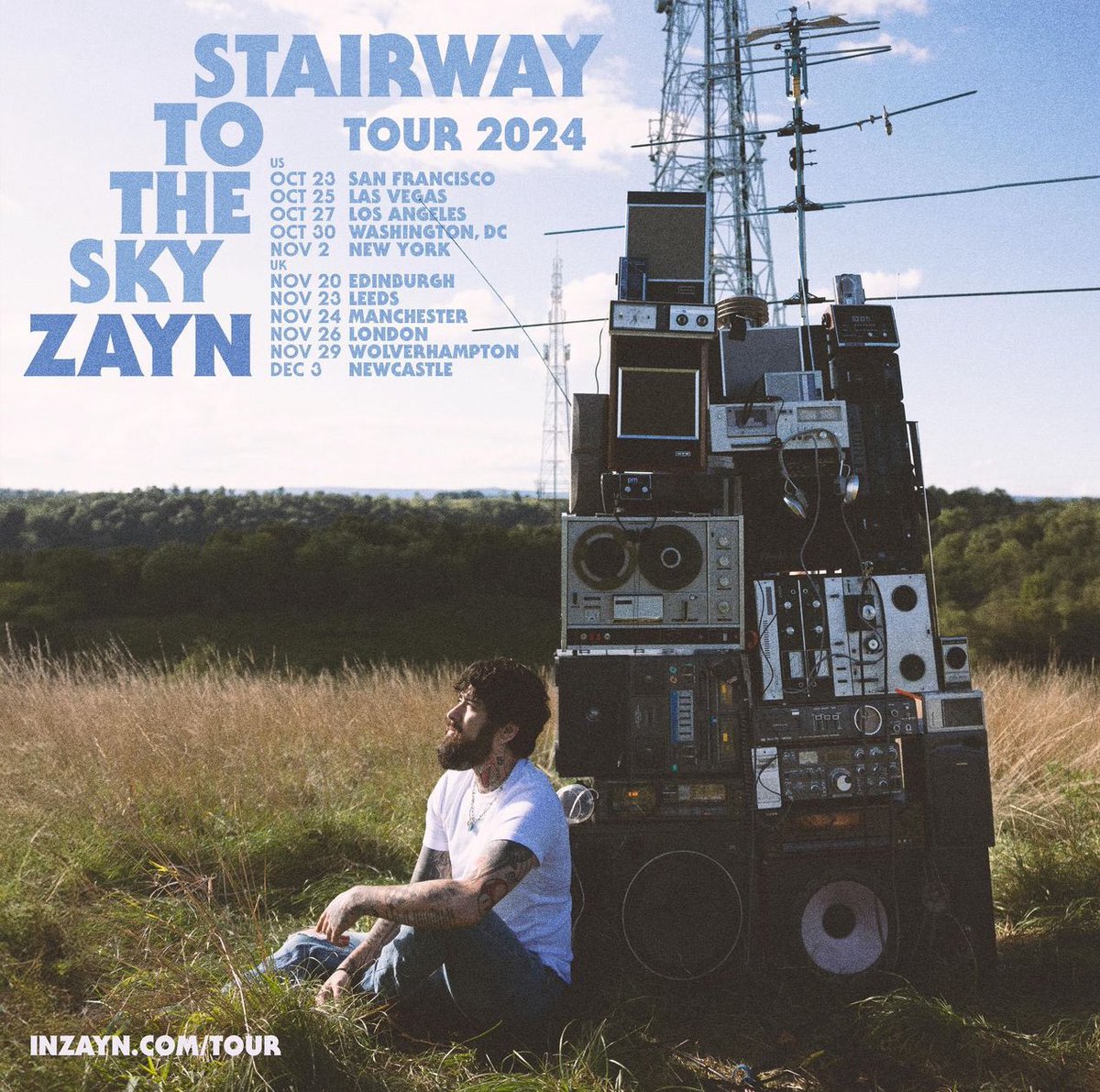 PopBase's tweet photo. Zayn has announced that the U.S. leg of his ‘Stairway to the Sky’ tour will be postponed until January in light of Liam Payne's passing. https://t.co/G7IWhGyqAA
