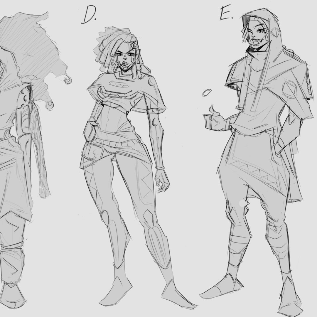 More Afro futurism sketches 
#artmoots #characterdesign