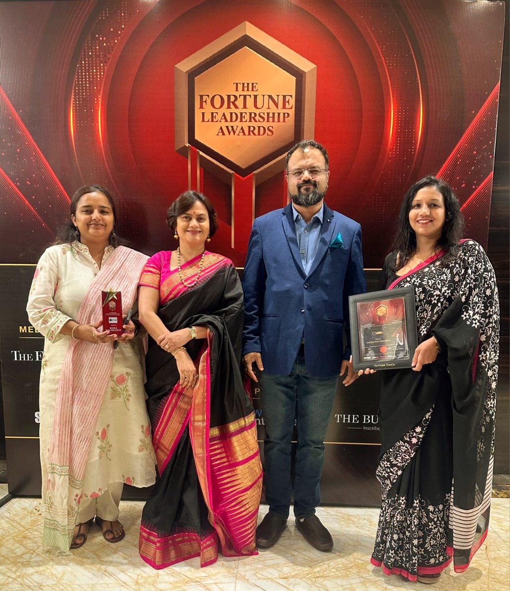 DishaF_India's tweet photo. Proud to announce that we received the "Most Trusted NGO" of India Award by The Fortune Leadership Awards today. 
Many congratulations to our entire team for their hard work. We will continue to strive to make the world a better place. https://t.co/Bj259eE1jq