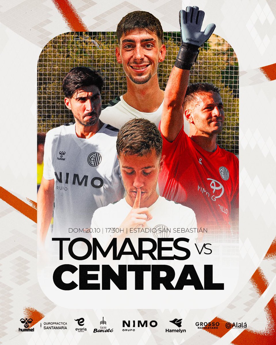 🖤🤍🔛🔥

🆚️ <a href="/UD_Tomares/">UD Tomares</a> 
🏟 Estadio Municipal de San Sebastián 
📅 20/10/2024
🕛 17:30H 

#DaleCentral #SoñarEsGratis ⚫️⚪️⚽️