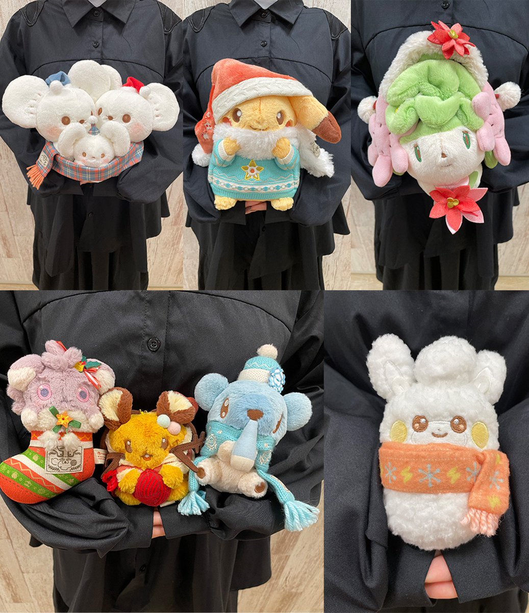 The new Christmas plushies - INSANELY fluffy and cozy! Chunky Pikachu and Tandemaus are going to be very popular - so hurry up while slots for them are still available! 🌟🎄❄️

Please message us for orders or any questions! 🌨️