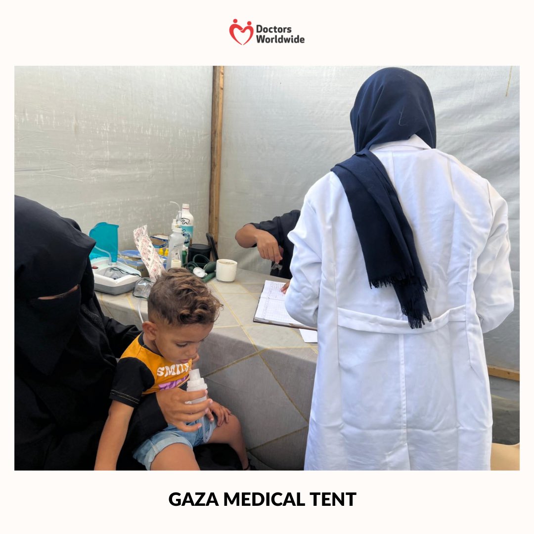dwwuk's tweet photo. In september, the 5 medical tents we support in the #Gaza Strip have benefitted over 4,300 people –38% being children under the age of 12. 

#Donate now &amp; help us ensure the continuation and expansion of vital services through the medical tents: https://t.co/R06Tya0eRO https://t.co/dpUkowaCZL