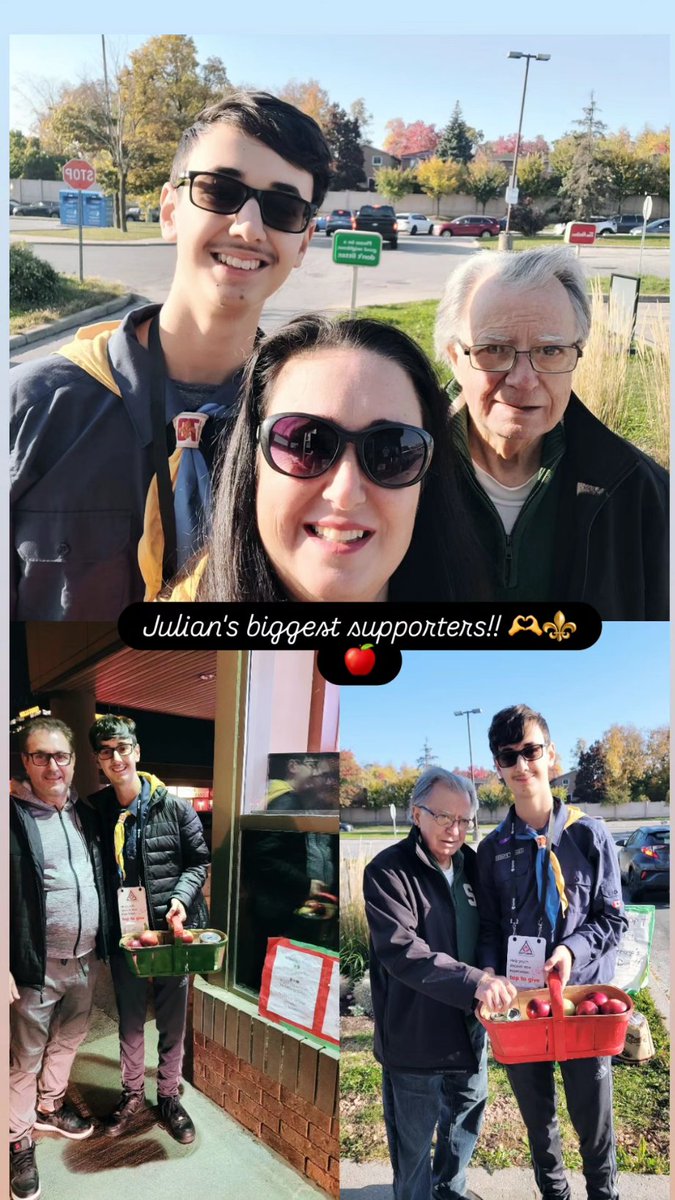 Another successful fundraising effort for our Annual Apple Day for Scouts! 🍎⚜️🍏 Proud of my boy doing his best to maintain his top fundraiser status! 👌🤞🙌
#scoutsappleday
#scoutscanada
#myboy #fundraiser #greatdayforapplesales
