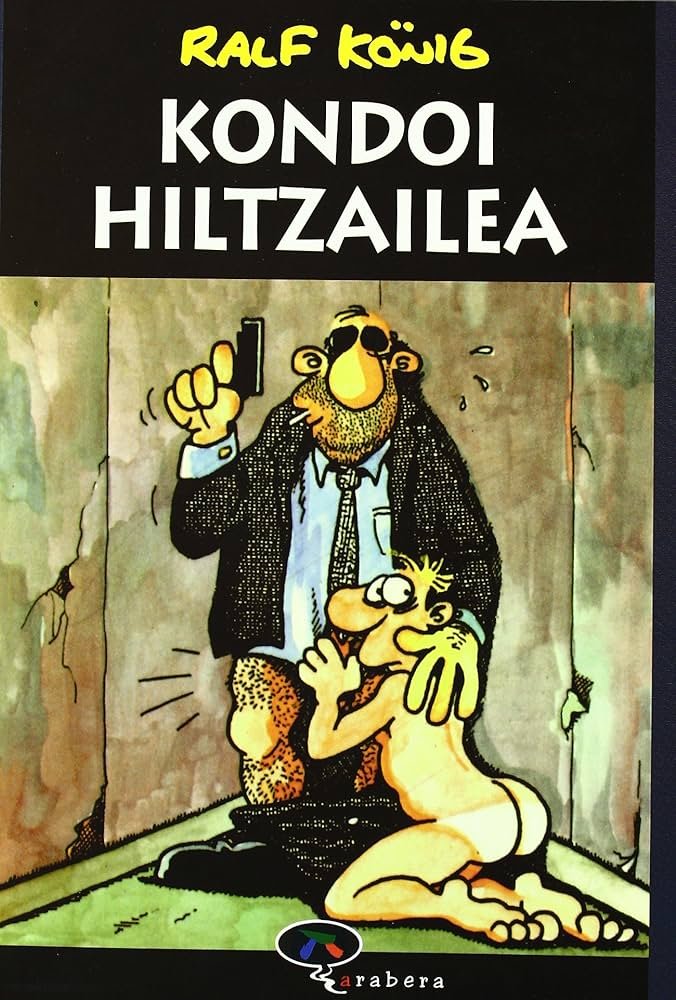 LafondLa52872's tweet photo. When the hit comic "Kondom des Grauens" was released in 🇪🇸Spain, it was given three regional translations (European Spanish, Catalan and Basque).
#KondomDesGrauens #KillerCondom #ElCondónAsesino #ElCondóAtaca #KondoiHiltzailea @LaCupulaComic @llibresdelindex #Arabera https://t.co/MoMuHCXhvY