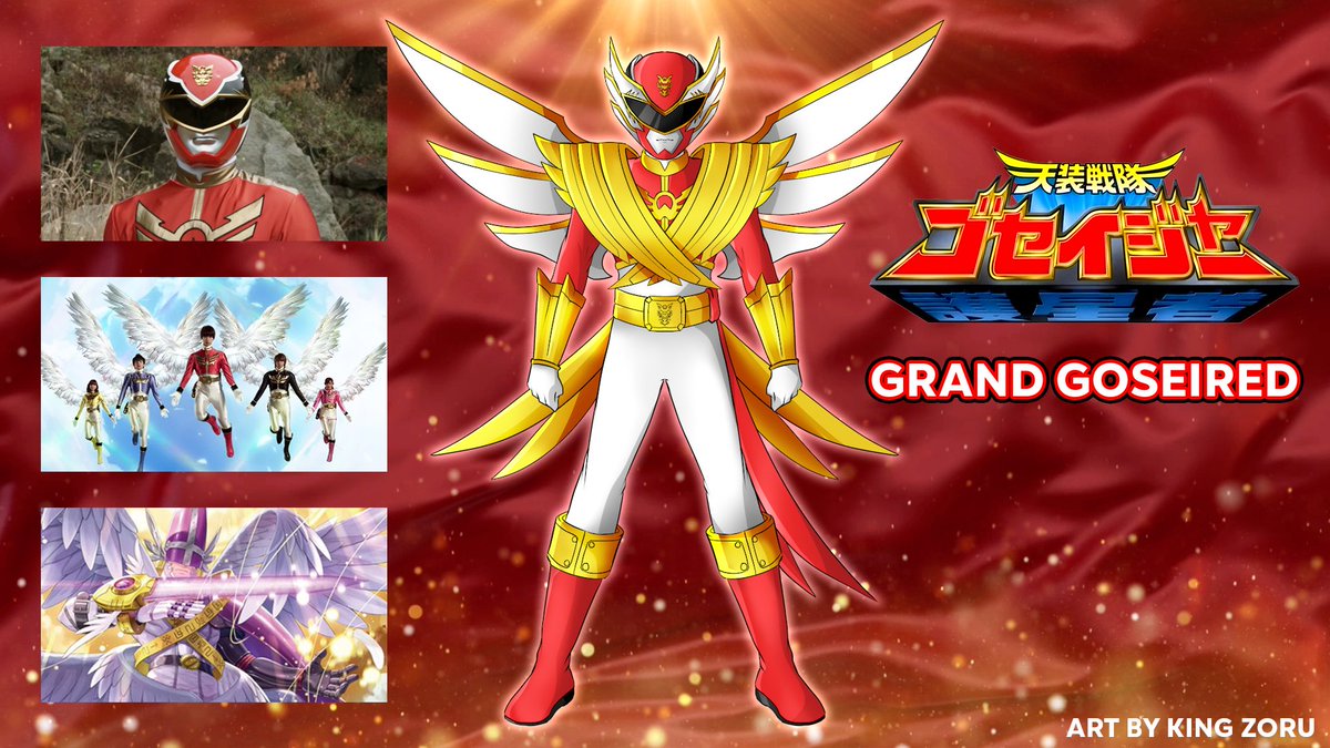 KingZoru_VT's tweet photo. ICYMI: Here are my 3 “Sentai Battilizers” based on the 10-20 years after specials! Which one is your favorite? https://t.co/1Z8RtYit8w