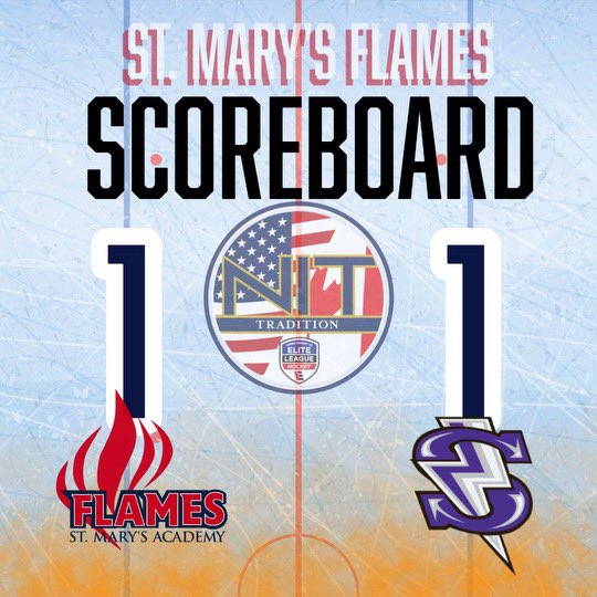 🔥Flames🔥 remain undefeated after 2 with a tie yesterday evening! Keep it up!! #smaprepflames #nittraditiontournament
🚨H Bradley
🍏M Nicol

🛑S Coutu