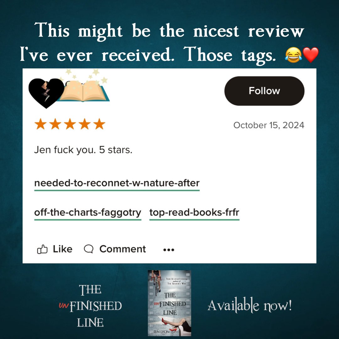 Jen Lyon—Author tweet media