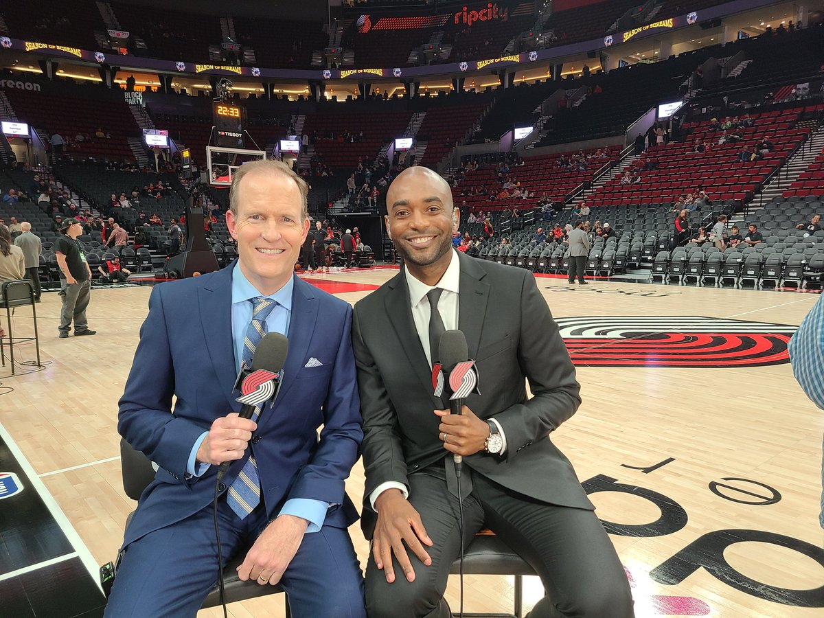 Rich Burk (@richburk1) on Twitter photo Had a great time last night with my good friend <a href="/L_Hurd/">Lamar Hurd</a>, filling in for the great Kevin Calabro on <a href="/trailblazers/">Portland Trail Blazers</a> TV play-by-play. The crew was incredible, and <a href="/brookeolzendam/">Brooke Olzendam</a> & <a href="/tomhaberstroh/">Tom Haberstroh</a> were true pros. Have a great season all! Had a great time last night with my good friend <a href="/L_Hurd/">Lamar Hurd</a>, filling in for the great Kevin Calabro on <a href="/trailblazers/">Portland Trail Blazers</a> TV play-by-play. The crew was incredible, and <a href="/brookeolzendam/">Brooke Olzendam</a> & <a href="/tomhaberstroh/">Tom Haberstroh</a> were true pros. Have a great season all!