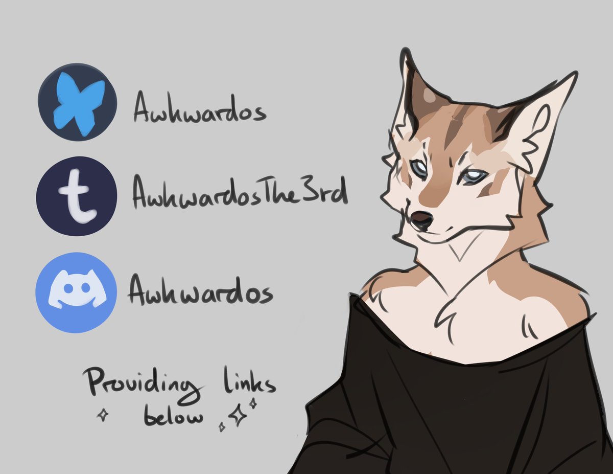AwkwardosThe3rd's tweet image. The intentions this site has for its users have repeatedly become very clear to a majority of us.

 I&apos;m not sure if I intend to stick around quite yet, but until then I&apos;ll be seein ya&apos;ll, with links provided below 💫

I do occasional commissions via Discord