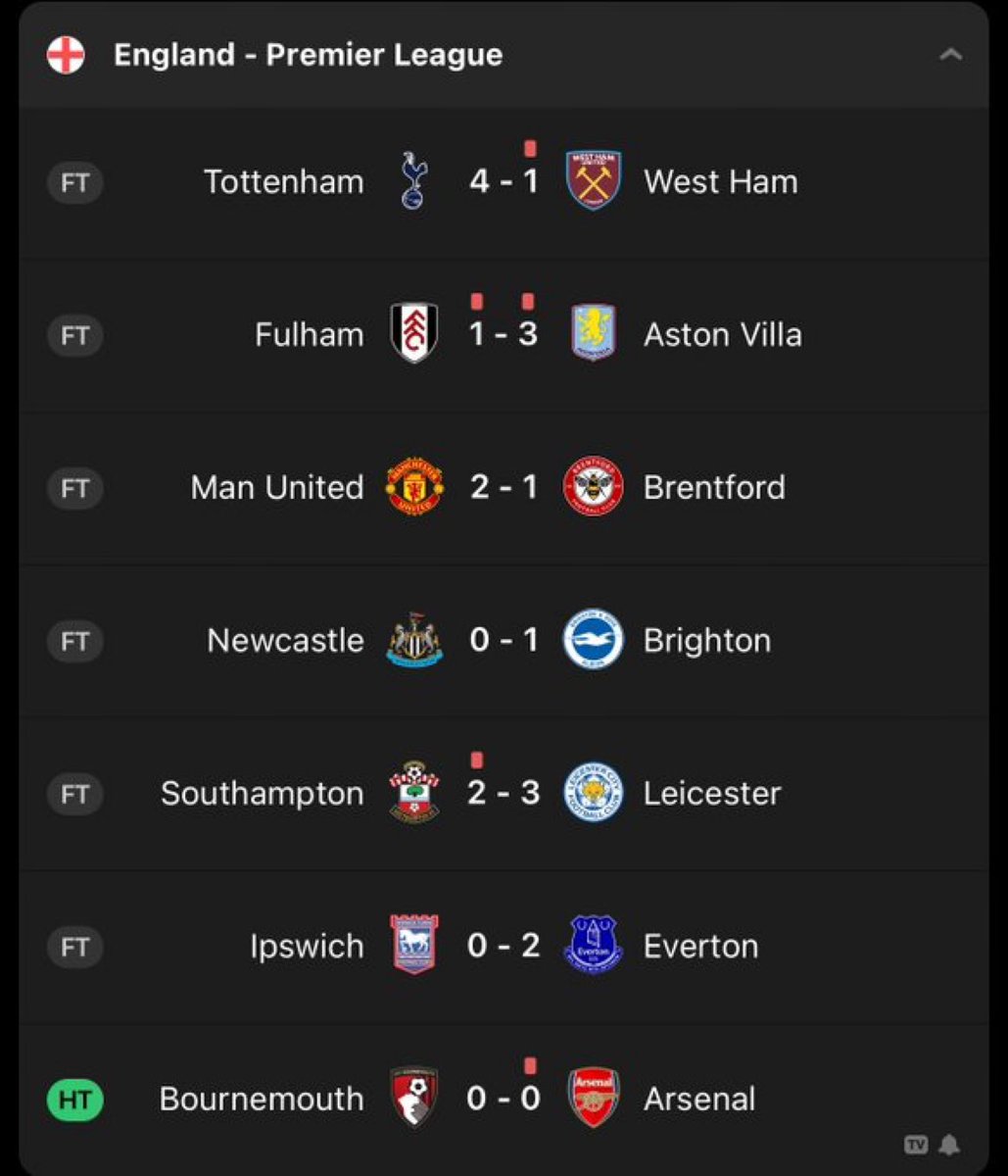 skcdew's tweet photo. 5️⃣ Red cards in just one day! Let this sink in.
#EPL #EPL중계 #eplgame https://t.co/WyyD3Dgd4G
