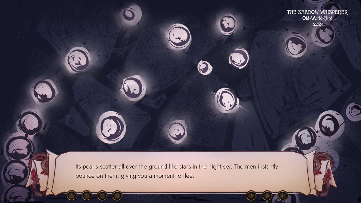 oldworldbird's tweet photo. More screencaps from The Shadow Whisperer, a romance visual novel with a pinch of psychological horror
Play demo: https://t.co/0IzCDYRNAW
If you enjoyed the demo and would like to support further development via donation, you can click a "download" button and type a desired sum https://t.co/hx6fi3M6tj