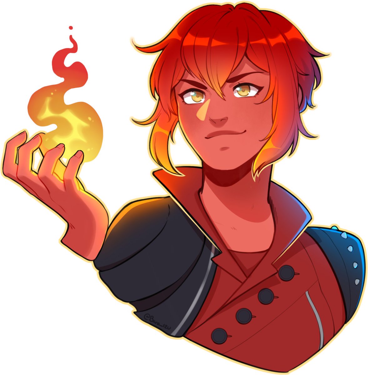 A spectacular c0m I got from the ever so talented <a href="/Bara_Izu/">🌸 Izu 🌸</a> ! I love their style, and I love how they drew Flicker! Go check them out!