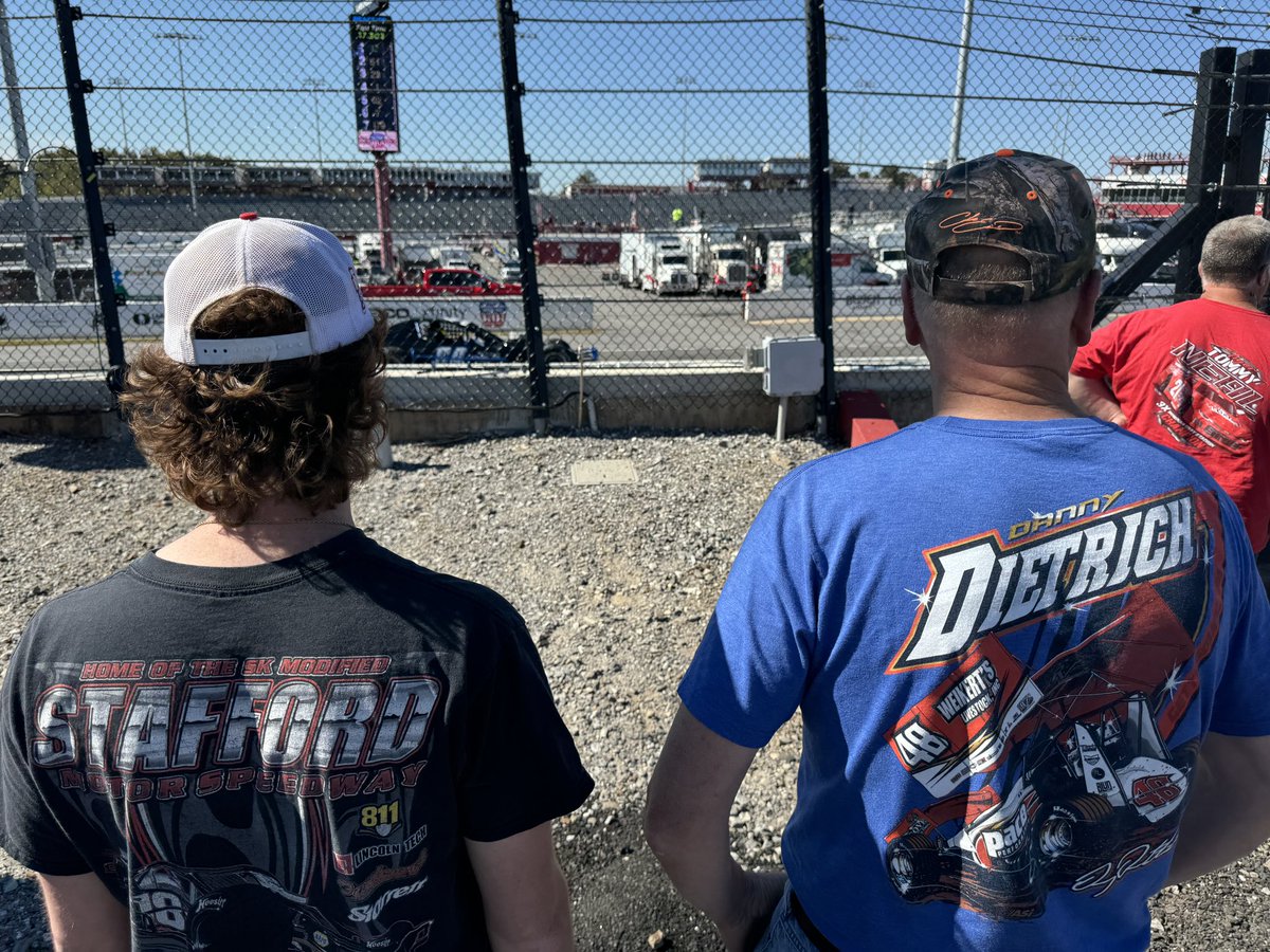 PRNAtTheTrack's tweet photo. Shirts @NWBSpeedway from @dannydietrich , @StaffordSpeedwy &amp; Tommy Neal @BGSRacing https://t.co/ZNiqF1c3Jx