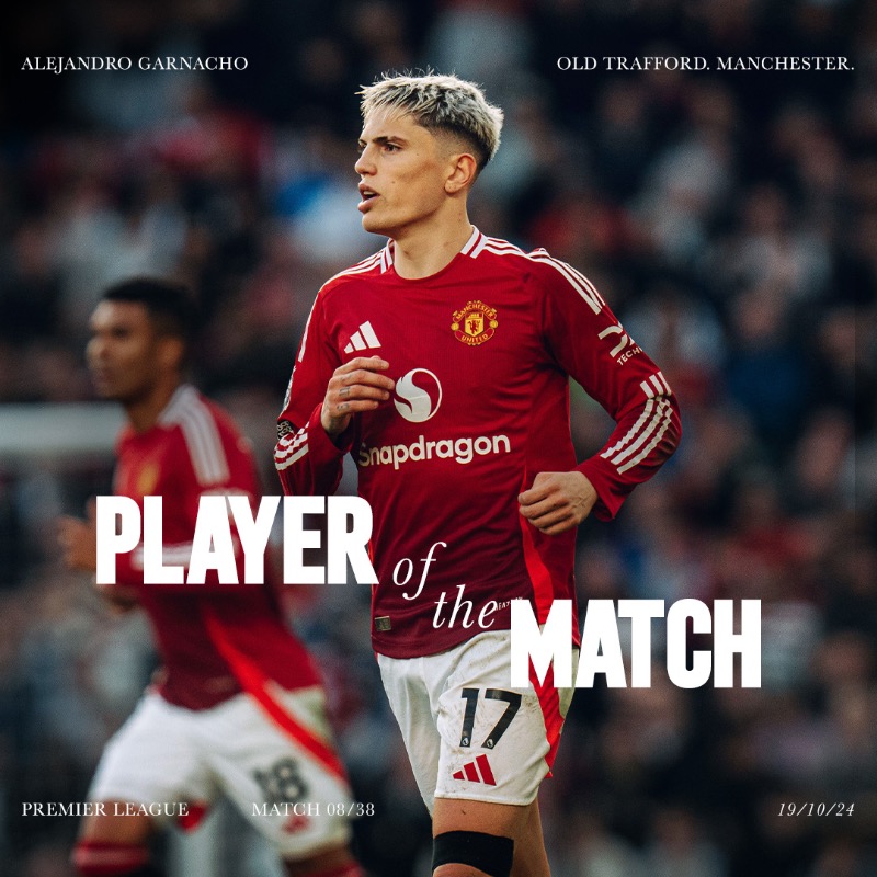 ManUtd's tweet photo. ⭐️ A fantastic performance from Garna ⭐️

#MUFC || #MUNBRE