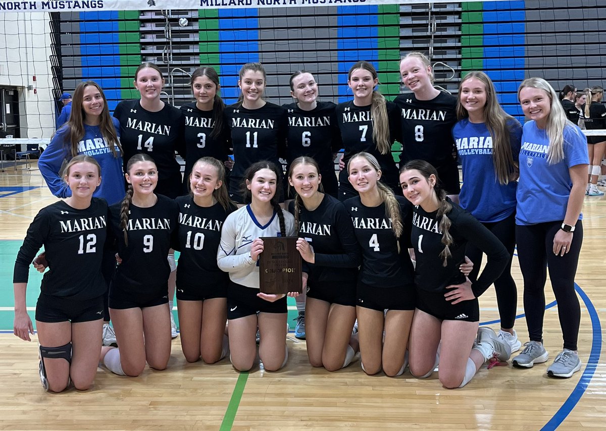 Marian HS Volleyball tweet media