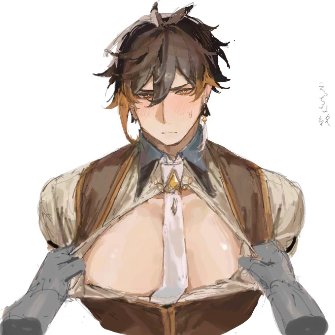 息抜きに絵茶してもらった 