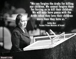 panran101's tweet photo. Golda Meir, the former Prime Minister of Israel.  The greatest Lady of my lifetime.  Here's my favorite quote 
by her. https://t.co/jye7BKKqpf