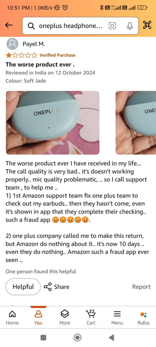 shubusingh5's tweet image. "Extremely disappointed with @oneplus selling Chinese products under the name 'OnePlus Buds 3 Pro.' I was inspired by the quality of their Nord Buds 2 , but now it feels like they're just expanding business without maintaining quality, pushing subpar products to loyal customers.