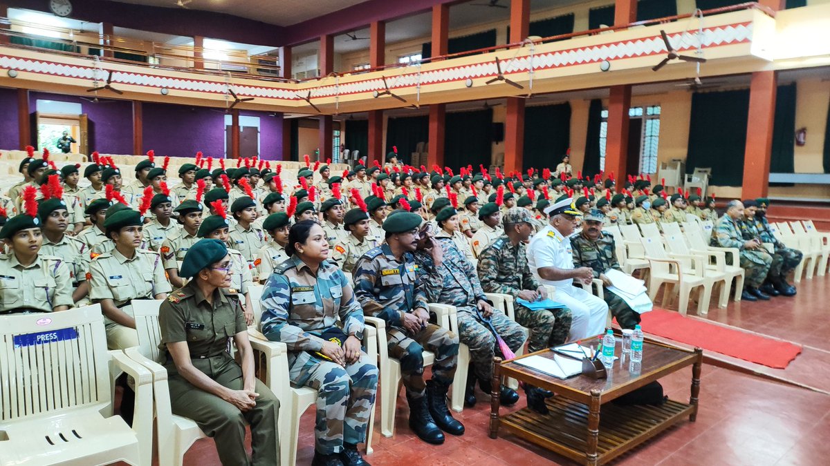 GP_HQ_EKM_NCC's tweet image. Our journey to the Inter-Group Competition started strong with our first camp at Vimla College, Thrissur! The dedication and spirit of our cadets set the tone for what’s to come. #IGC2024 #ErnakulamGroup #NCC
@NCC_KER_LAK_DTE
@HQ_DG_NCC