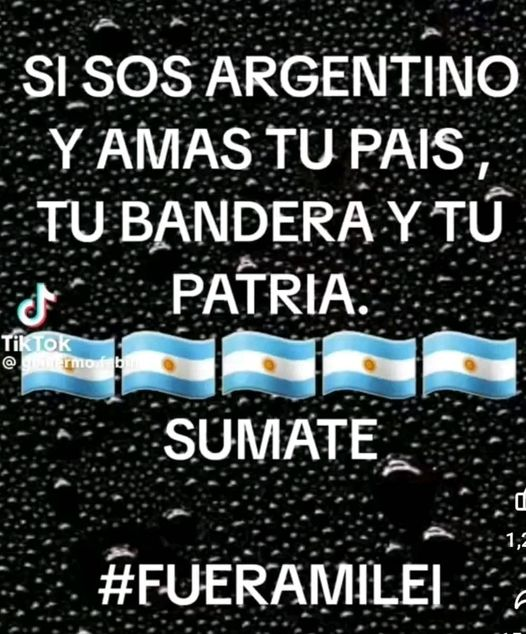 barci_2010's tweet photo. #FueraMilei #GenocidioSilencioso https://t.co/TUJK8sRTpu