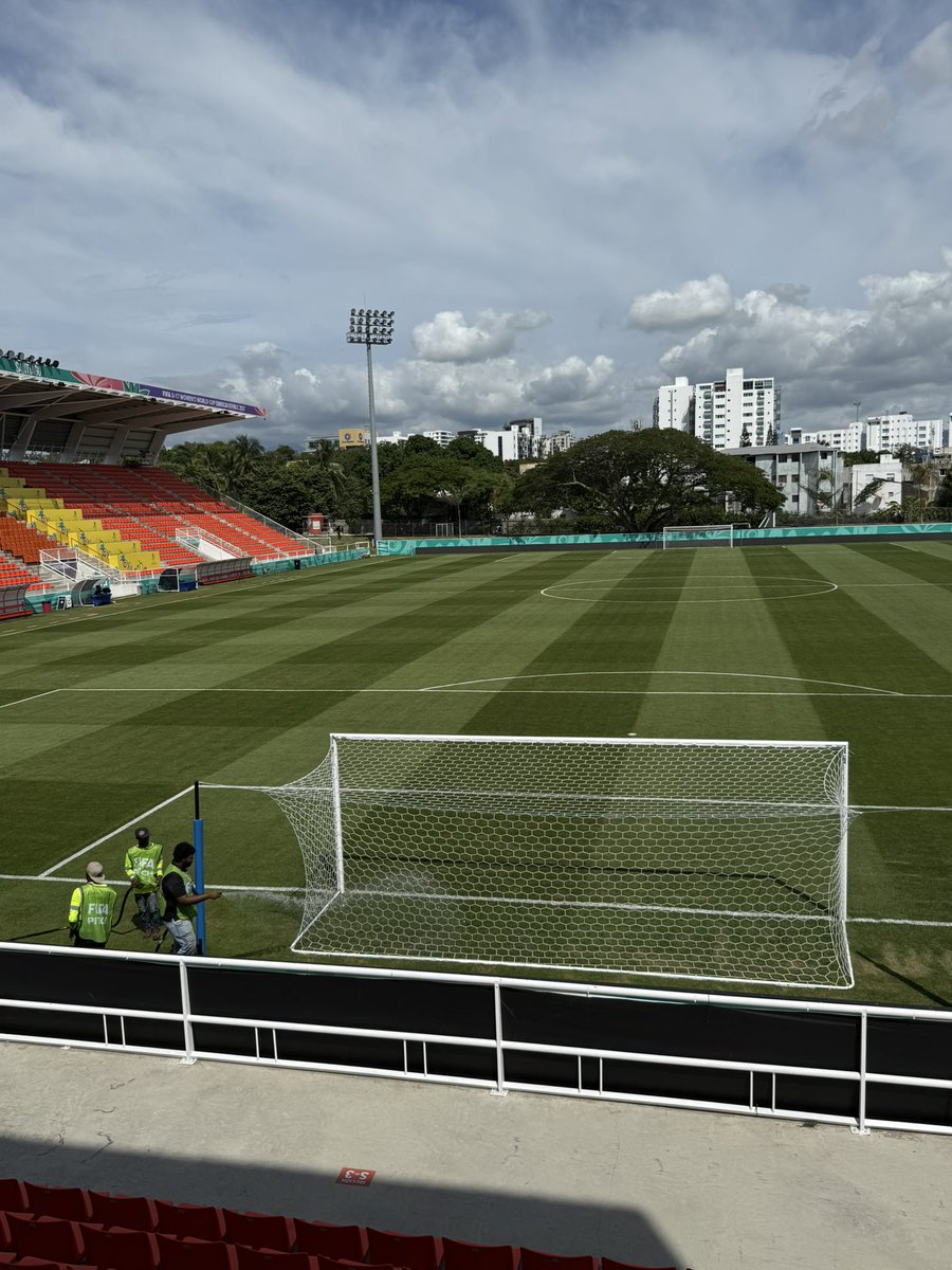 Busy week in Dominican Republic delivering the U17 FIFA Women’s World Cup.