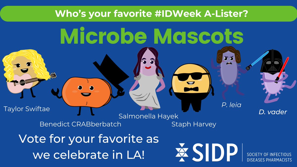 As @IDWeekMtg in LA winds down, it's time to celebrate a fabulous time! Join <a href="/SIDPharm/">SIDP</a> and Benedict CRABberbatch decide which ID A-listers should earn their Hollyood Star on the Walk of Fame, featured at the SIDP IDWeek Booth! #bestbuggies #IDWeek2024