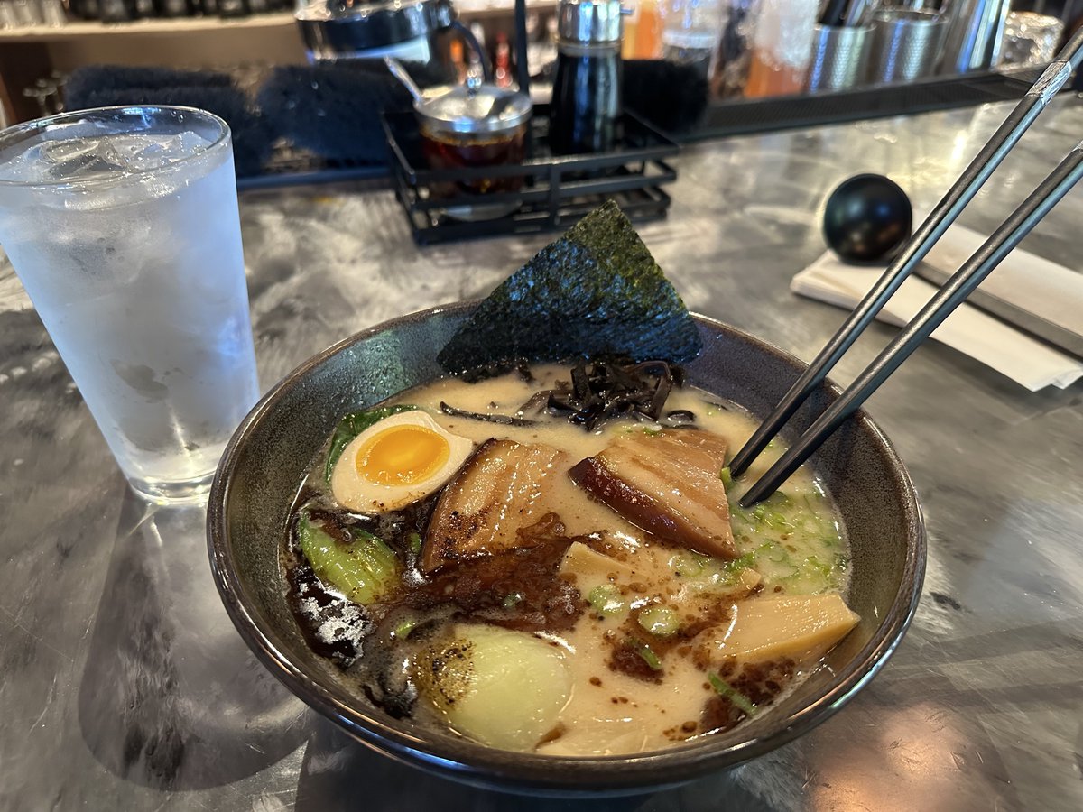 RichTatum's tweet image. Last taste of Raleigh before heading home: Isoiso Ramen. 🍜 so, good!