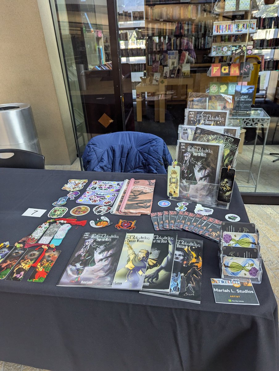MariahLStudios's tweet photo. I'm here at #AltPressFest at the
Salt Lake City Public Library’s Main Library, 210 E 400 S, #SLC, UT 84111. Come collect my #comics, #zine, and other work while also checking out other amazing #artists in the Salt Lake area. I'll be here from 12 - 5pm Come say hi!

-xoxo mbl https://t.co/nh7TMzYJ5J