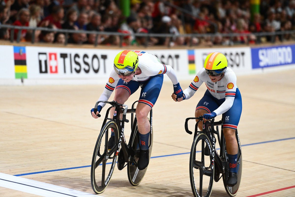 Scottish Cycling (@scottishcycling) on Twitter photo What a Madison!!!
Hats off to the Danes, taking gold at their home Championship with a late lap gain. Hand in hand <a href="/_katiearchibald/">Katie Archibald</a> and <a href="/neahevans/">Neah Evans</a> battled all the way to the line, winning the final sprint to bag bronze. What a Madison!!!
Hats off to the Danes, taking gold at their home Championship with a late lap gain. Hand in hand <a href="/_katiearchibald/">Katie Archibald</a> and <a href="/neahevans/">Neah Evans</a> battled all the way to the line, winning the final sprint to bag bronze.