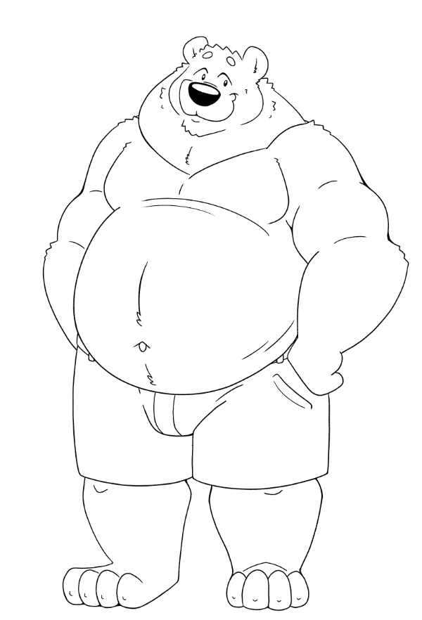 BluVexen's tweet photo. I never finished him but we love the bears https://t.co/AJPA7d0LJA