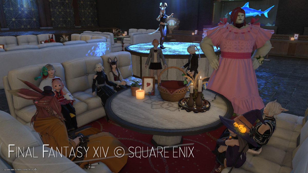 #FF14_LINK

ポンさん企画のClubLilly Knights♣️
口下手で上手く話せなかったけどそれっぽい雰囲気出てて楽しかったです😊
来てくれた皆様キャスト運営陣皆んなありがとうございました♪♪
需要ありそう？だからハウジングこのままにしておこうかな🤔