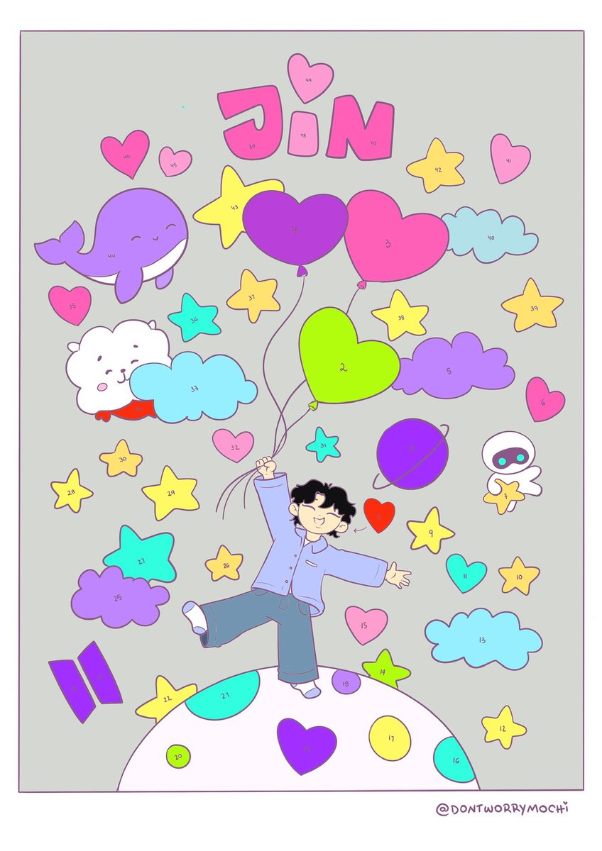 theNatalog's tweet photo. Starting a thread with all of my completed @dontworrymochi coloring sheets 🥰 https://t.co/4303Bhi25g