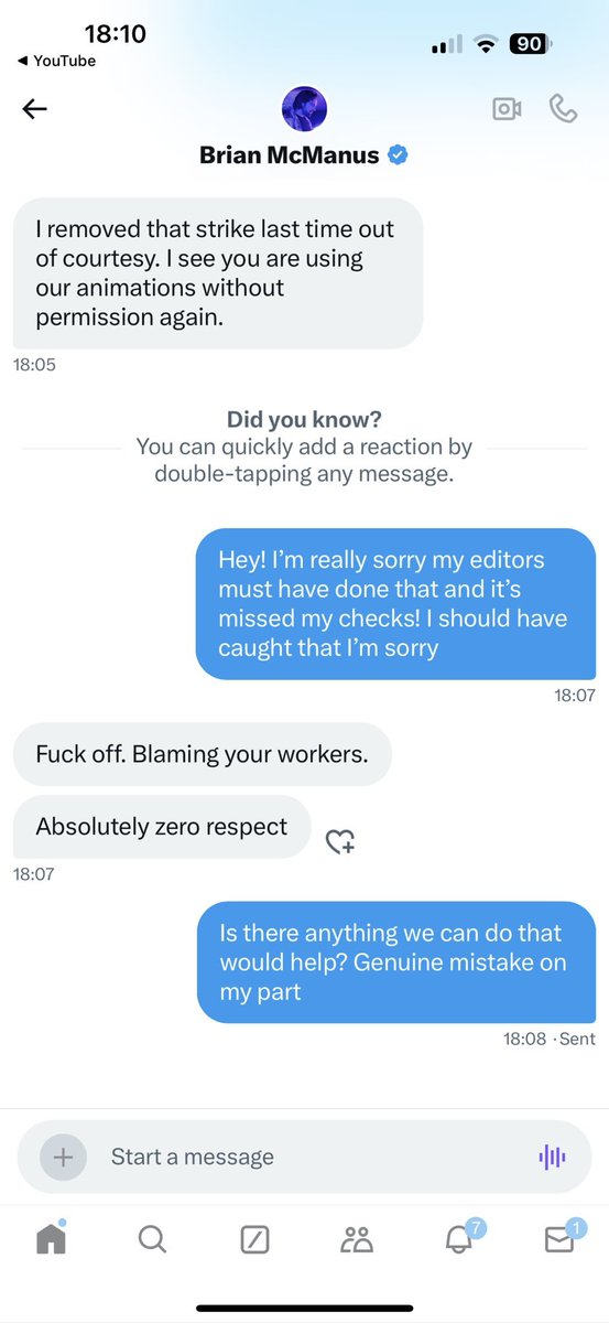 Fight tweet media