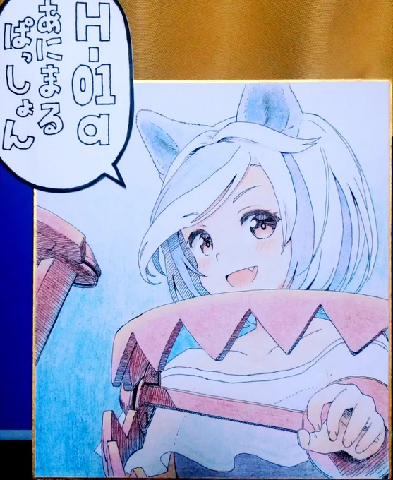 看板色紙できたー 