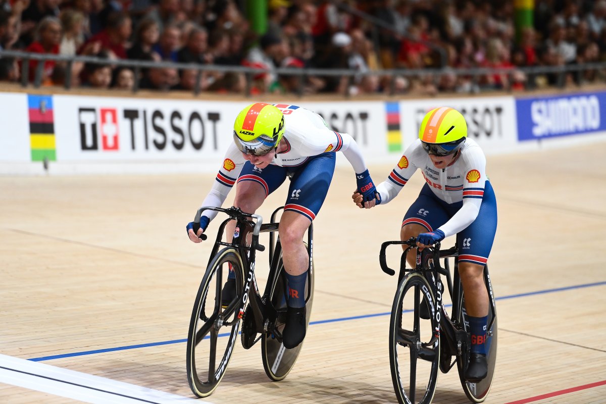 Team GB (@teamgb) on Twitter photo A dramatic bronze 🥉
<a href="/_katiearchibald/">Katie Archibald</a> and <a href="/neahevans/">Neah Evans</a> win the final sprint to snatch the bronze medal in the women's Madison ☺️
#Ballerup2024 A dramatic bronze 🥉
<a href="/_katiearchibald/">Katie Archibald</a> and <a href="/neahevans/">Neah Evans</a> win the final sprint to snatch the bronze medal in the women's Madison ☺️
#Ballerup2024