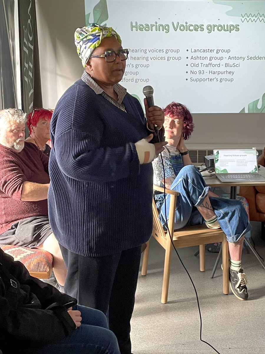 CHARMManchester's tweet photo. Thanks to everyone who joined us today for our #HearingVoices Cafe Some deep sharing in speech and in writing. #hearingvoices https://t.co/fTmQtZ3AMP