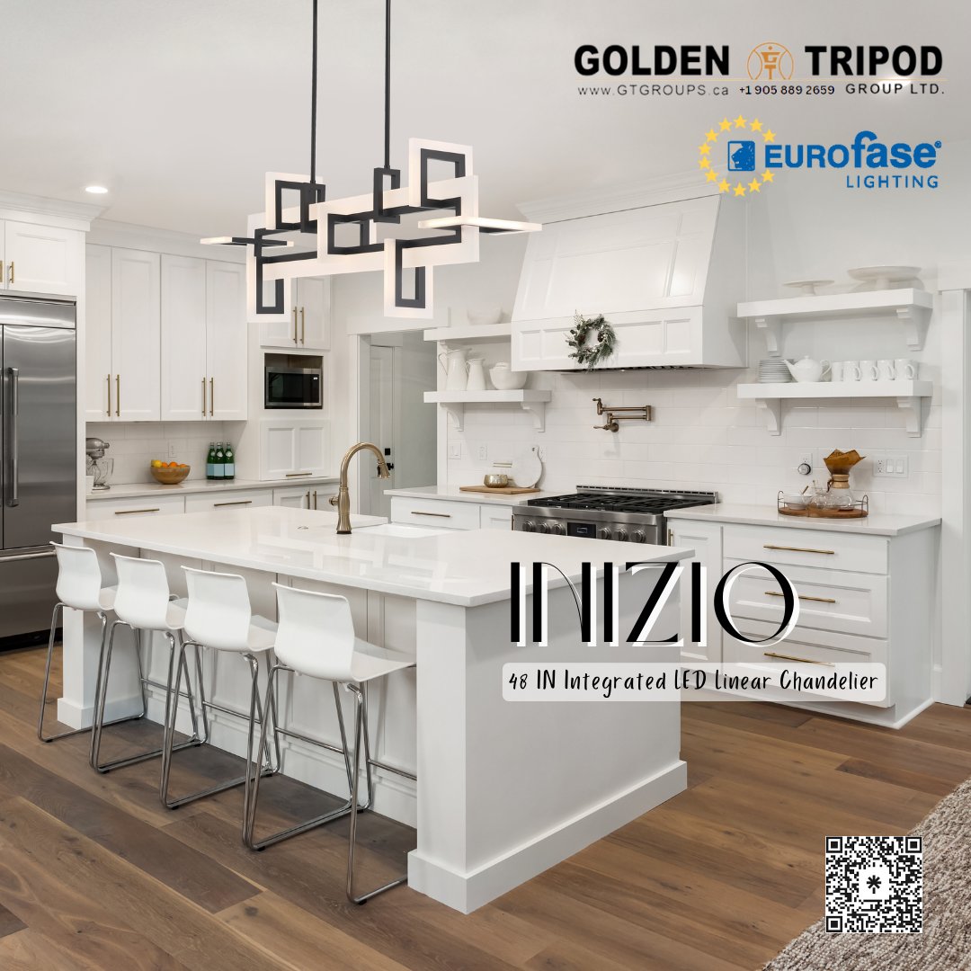 GoldenTripod's tweet image. ✨ Illuminate your space with the sleek sophistication of the INIZIO 48 IN Linear Chandelier by Eurofase.💡✨ Golden Tripod: 121 Granton Dr Unit #24 Richmond Hill ON L4B3N4 Phone: 905-889-2659 #EurofaseLighting #LinearChandelier #SleekDesign #HomeDecor