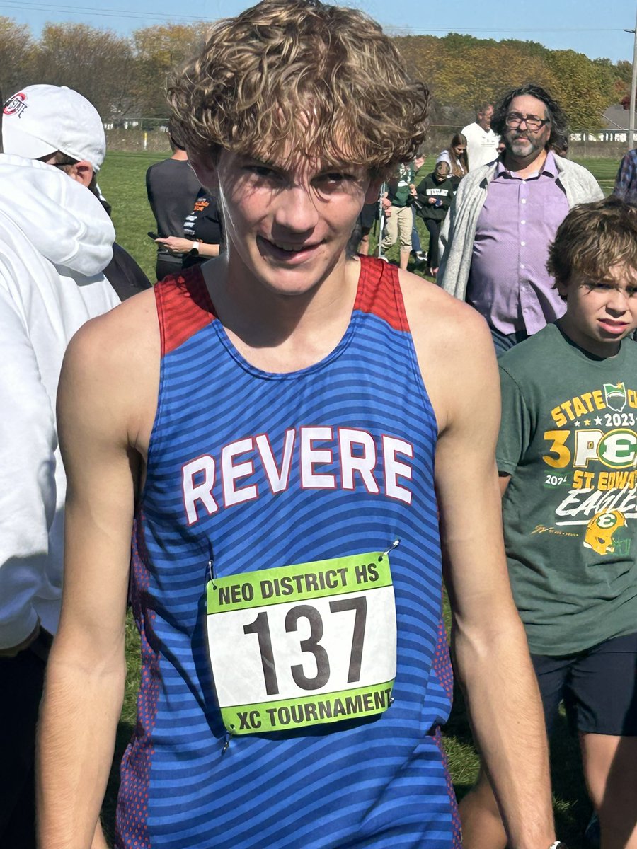 revereminutemen's tweet photo. Wow!

2024 OHSAA Div I  Cross Country District Champion……

Revere Minutemen’s
Will Well’s…. 🏆 https://t.co/GE35BEGmkQ