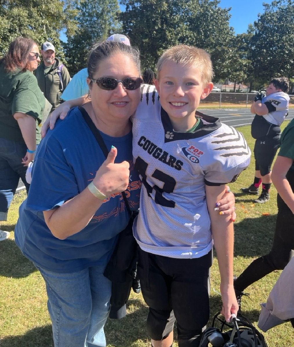 Mrs_KHef's tweet photo. Cheering on one of my awesome Wallabies today. Great game! @WestLakeElem @WestLakeElemPTA #HefKids2025 https://t.co/GzI1vDqDBL
