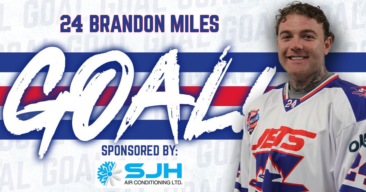 GOAL JETS!!!
Slough Jets 2-0 Milton Keynes Thunder
Miles (S.Mohr, Goodchild) at 15:50