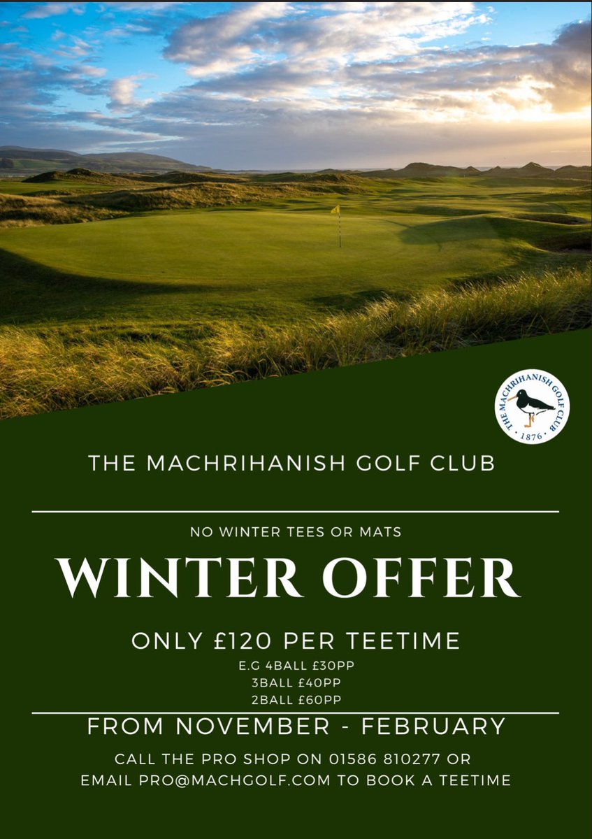 The Machrihanish Golf Club Professional Shop tweet media