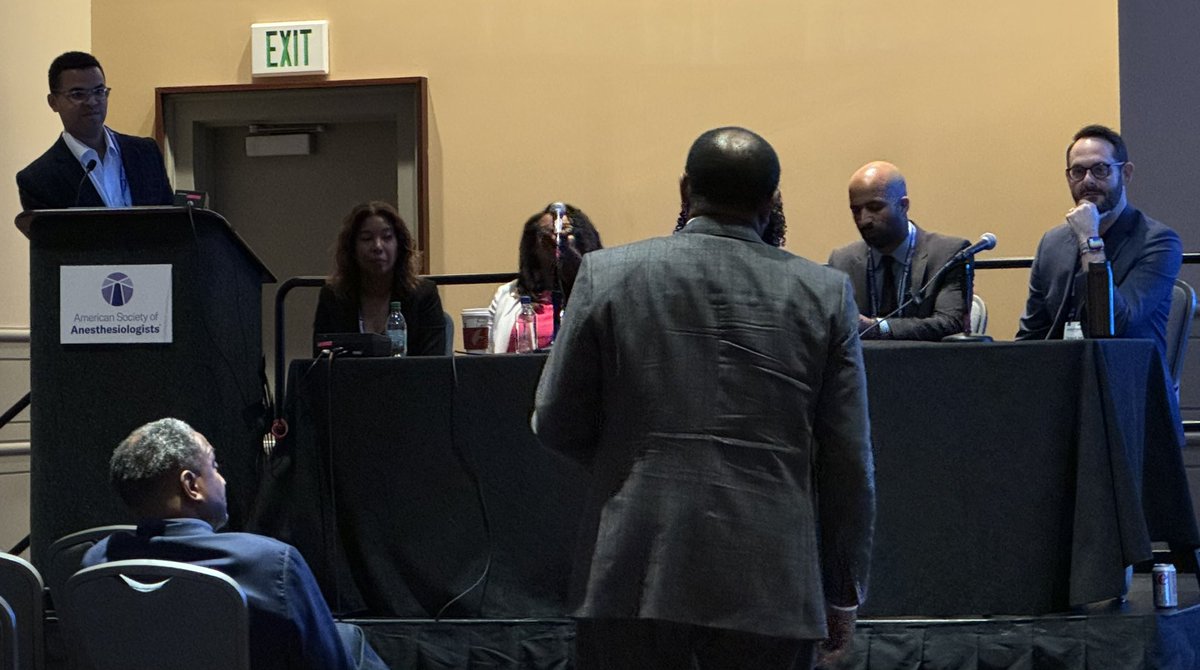 Felipe D. Perez (he|él) MD, FAAP (@fdjperez) on Twitter photo At #ANES24 ABCs of DEI. What a fantastic panel. Great questions and conversations.
#DEI <a href="/ASAMonitor/">ASA Monitor</a> <a href="/sickledoc/">William McDade</a> <a href="/reece_nguyen/">Travis Reece-Nguyen (he/him) MD, MPH, FAAP 🏳️🌈</a> <a href="/OdinakachukwuE5/">Odi Ehie, MD (She/Her/Anesthesia)</a> @WixsonMatt <a href="/AllisonLeeNYC/">Allison Lee</a> <a href="/ASALifeline/">ASA®</a> At #ANES24 ABCs of DEI. What a fantastic panel. Great questions and conversations.
#DEI <a href="/ASAMonitor/">ASA Monitor</a> <a href="/sickledoc/">William McDade</a> <a href="/reece_nguyen/">Travis Reece-Nguyen (he/him) MD, MPH, FAAP 🏳️🌈</a> <a href="/OdinakachukwuE5/">Odi Ehie, MD (She/Her/Anesthesia)</a> @WixsonMatt <a href="/AllisonLeeNYC/">Allison Lee</a> <a href="/ASALifeline/">ASA®</a>