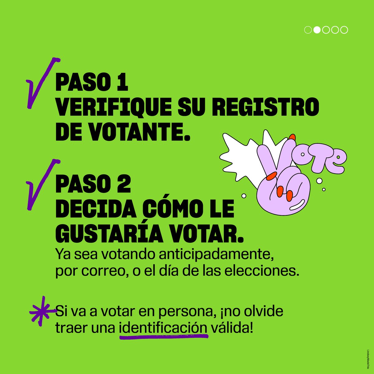 splcentro's tweet image. ¡Anime a sus amigos y familiares a inscribirse y a planificar su voto!

Para guías, recursos e información, vaya a: bit.ly/44qtDQR #Decidimos