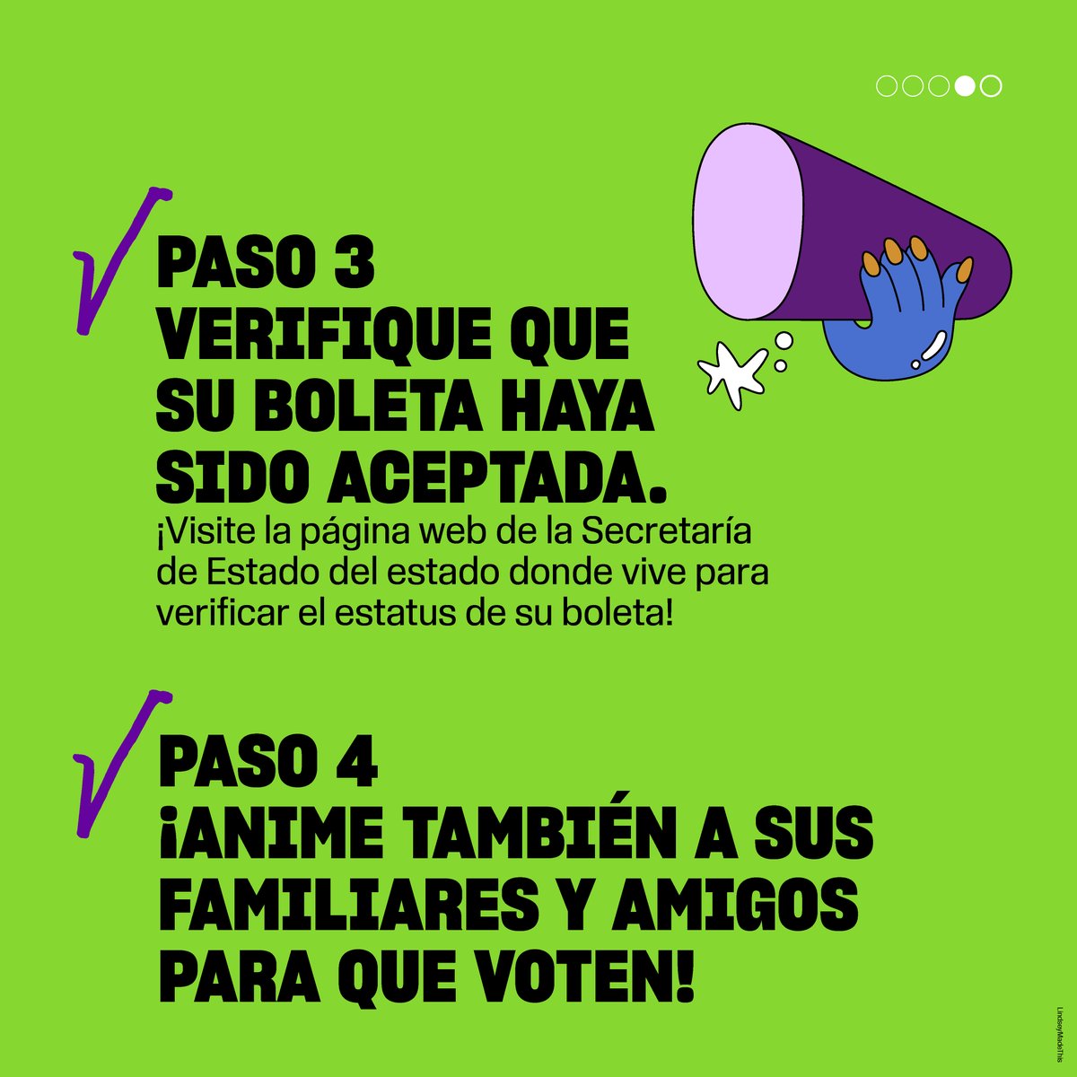 splcentro's tweet image. ¡Anime a sus amigos y familiares a inscribirse y a planificar su voto!

Para guías, recursos e información, vaya a: bit.ly/44qtDQR #Decidimos