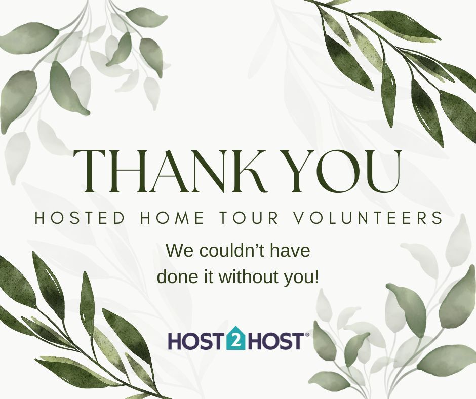 host2hostpdx's tweet photo. Thank you to all the hosts who volunteered to participate in our very first Hosted Home Tour. Big thanks also to the planning team who met weekly for several months to showcase this special event. Finally, thanks to our sponsors who helped make it happen! 

#hostedhometour https://t.co/mGWFDzrRpa