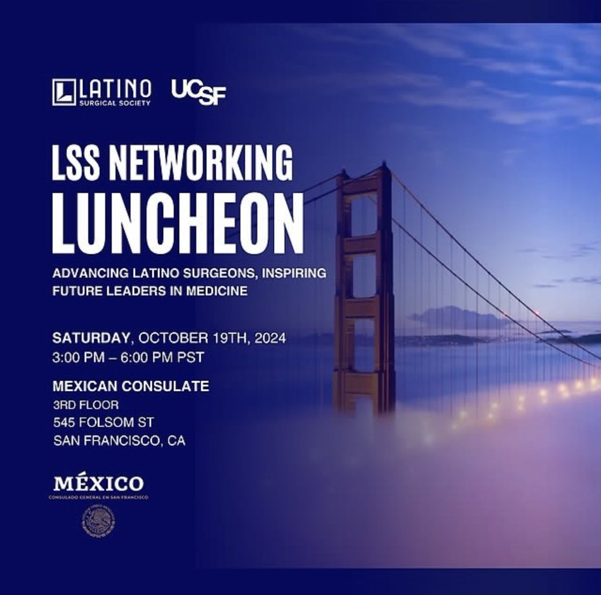 LatinoSurgery's tweet photo. Only FOUR more hours! Can’t wait to see & meet everyone! Get your tickets now! 🎟️
https://t.co/U96c8iSrdH
#LSSatACS #ACSCC24 #latinxsurgeons https://t.co/vytwW7Q9ae