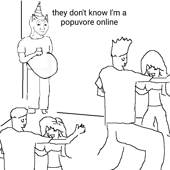 What it feels like hanging with <a href="/snowball_uk/">SnowballUK</a> with his normies today
#furryirl