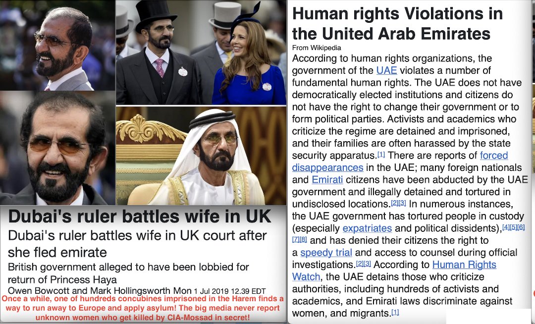 GGreeneJr's tweet photo. To cover up the royal families' Moral/Financial Corruption&amp; Violation of Human/Civil Rights, the Arab tiny states of the #Persian_Gulf have been dancing to zionists' tune as Slave, a safe haven for Money Launderers, Smugglers, Dictators, Criminals.. that run by CIA-Mossad agents! https://t.co/7F7UFMJE9e